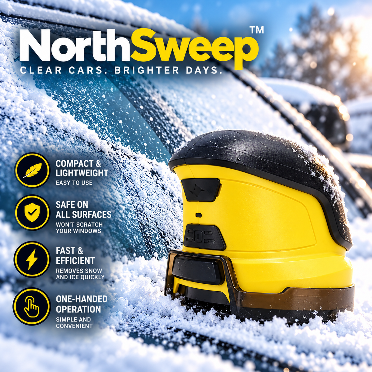 NorthSweep Electric Snow & Ice Scraper